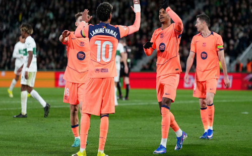 দাপুটে জয়ে শীর্ষস্থান আরও পাকাপোক্ত করল বার্সেলোনা 