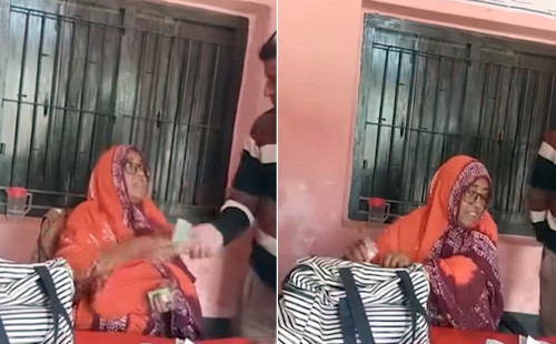 ঘুষের টাকা ব্যাগে ভরার ভিডিও ভাইরাল, ভূমি কর্মকর্তাকে শোকজ 