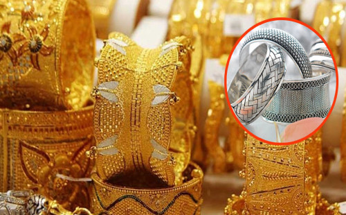 দেশের বাজারে বাড়লবস্বর্ণ ও রুপার দাম 