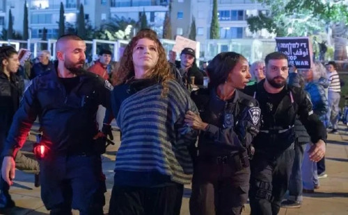 ইসরায়েলে যুদ্ধবিরোধী বিক্ষোভ 